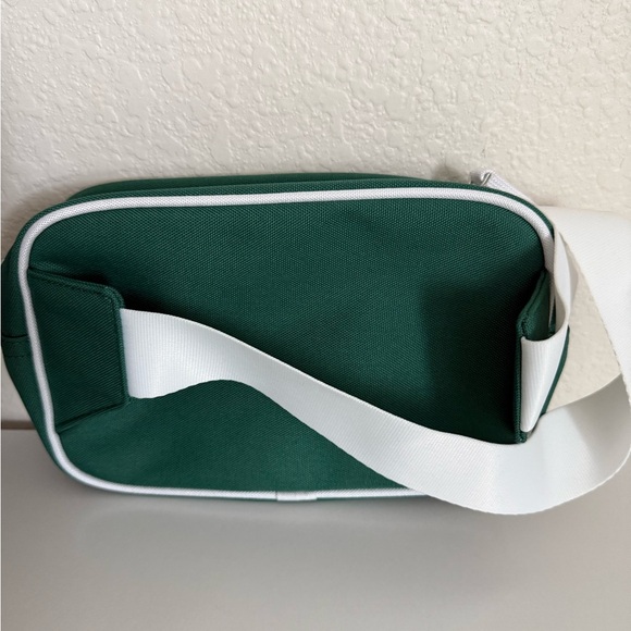 Athleta All About Large Canvas Belt Bag Green & White - Picture 5 of 8